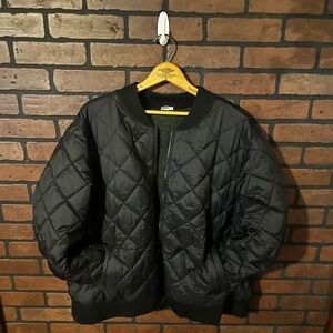 Black Quilted Men's XXL Jacket